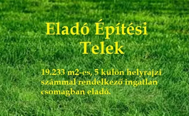 Eladó telek Bük 19233 nm