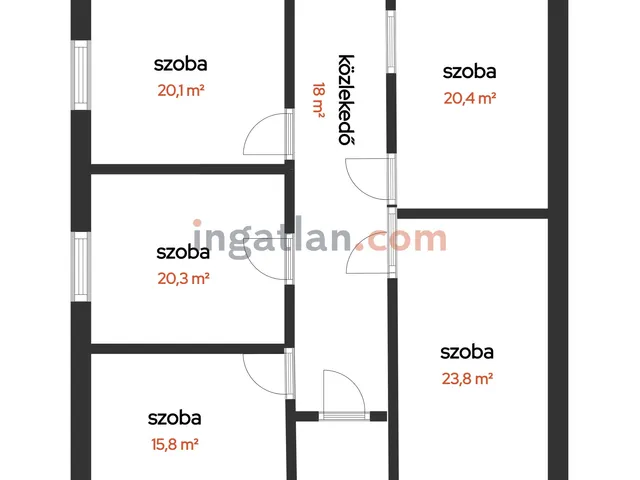Kiadó kereskedelmi és ipari ingatlan Szolnok, Belváros 118 nm
