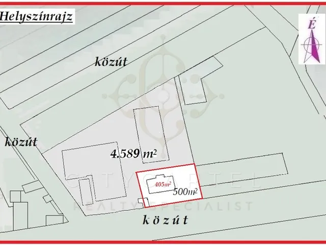 Eladó telek Dunaföldvár 405 nm
