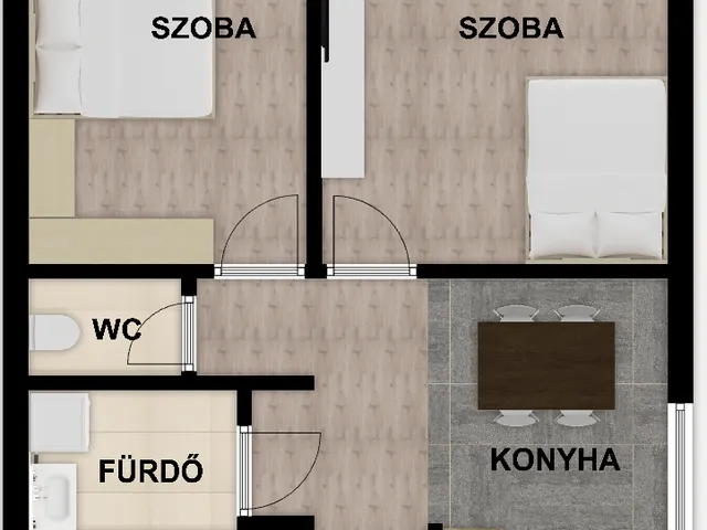 Eladó lakás Budapest XII. kerület, Kútvölgy 57 nm