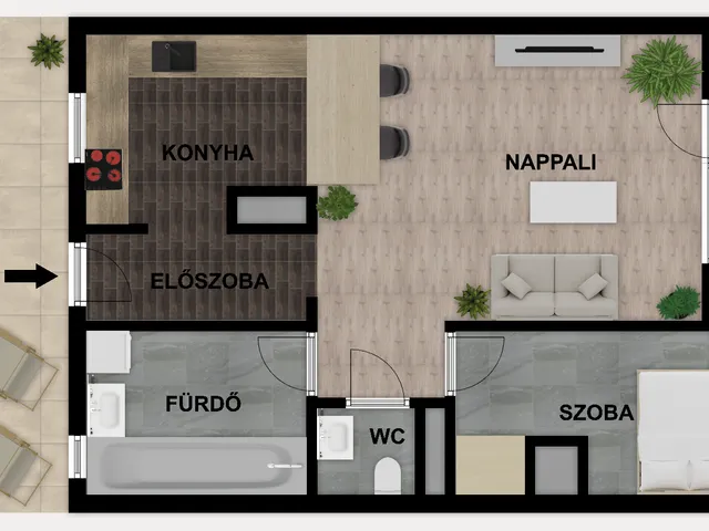 Eladó lakás Budapest XIII. kerület, Lőportárdűlő, Tüzér utca 53 nm