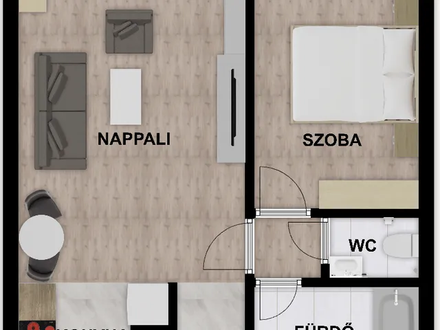 Eladó lakás Budapest III. kerület, Óbuda, Folyamőr utca 45 nm
