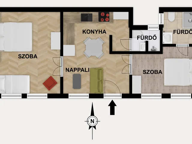Eladó lakás Budapest VI. kerület, Király utca 71 nm