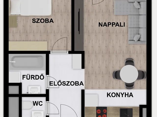Eladó lakás Budapest XIII. kerület, Lőportárdűlő, Lőportár utca 45 nm