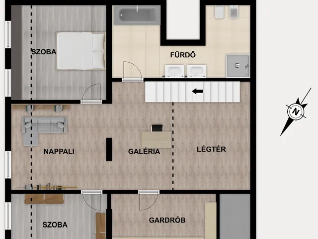 Kiadó lakás Budapest VI. kerület, Bajza utca 200 nm