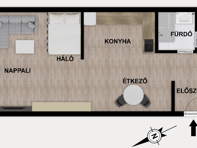 Eladó lakás Budapest VI. kerület, Rózsa utca 48 nm