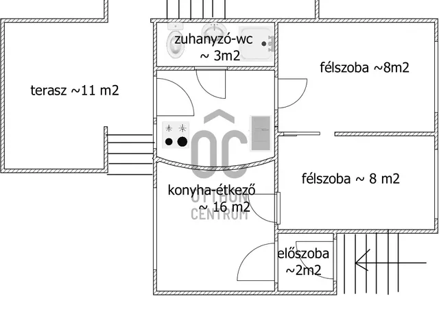 Eladó ház Érsekcsanád 37 nm