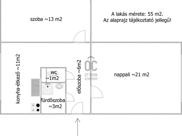 Eladó lakás Baja 55 nm