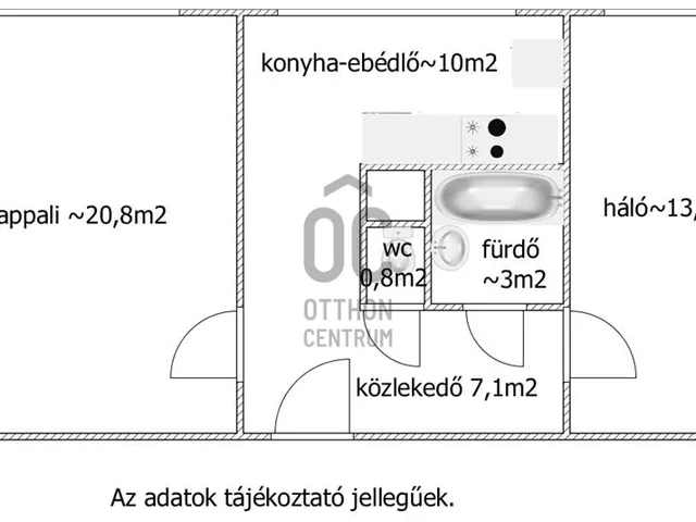 Eladó lakás Baja 55 nm