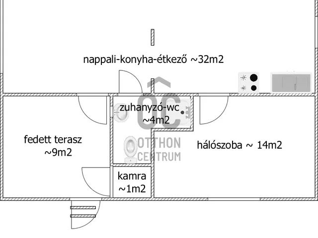 Eladó nyaraló Érsekcsanád, Dunapart 50 nm