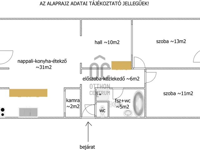 Eladó lakás Baja 79 nm