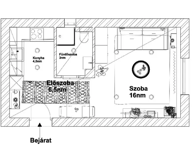 Eladó lakás Budapest XXIII. kerület 30 nm