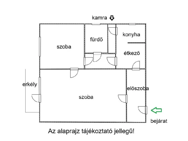 Eladó lakás Budapest IX. kerület, Külső Ferencváros 54 nm