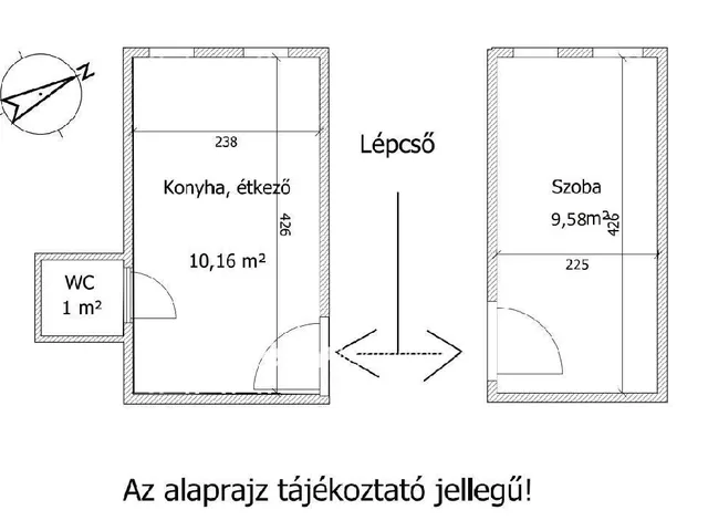 Eladó lakás Budapest XIII. kerület, Angyalföld 22 nm