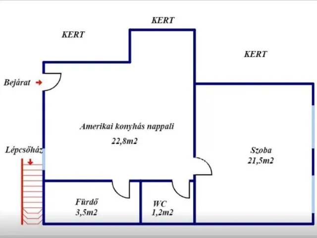 Eladó lakás Budapest XVI. kerület, Rákosszentmihály 48 nm