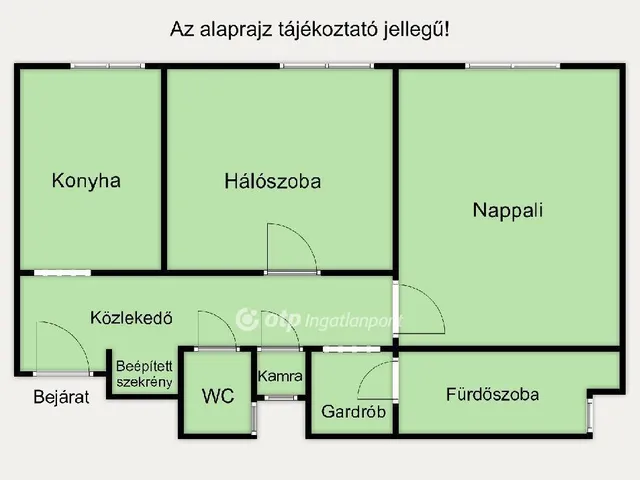 Eladó lakás Budapest X. kerület, Óhegy 57 nm