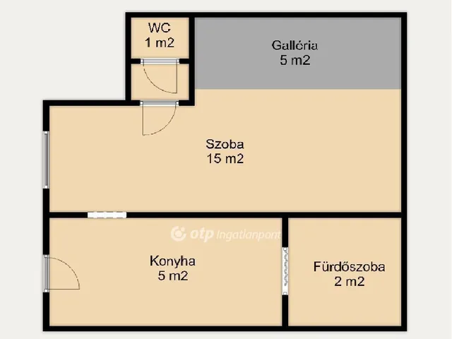 Eladó lakás Budapest VI. kerület, Diplomatanegyed 23 nm