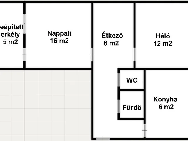 Eladó lakás Budapest XVIII. kerület, Havanna lakótelep 53 nm