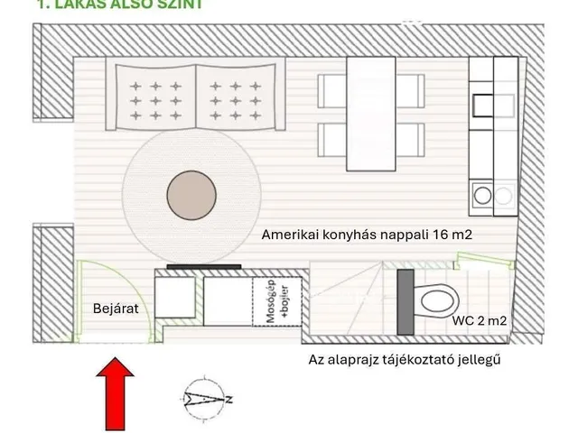 Eladó lakás Budapest VI. kerület 36 nm