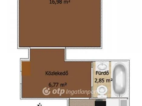 Eladó lakás Budapest XIII. kerület, Újlipótváros 32 nm