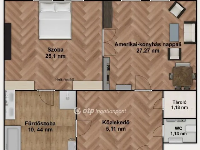 Eladó lakás Budapest VII. kerület 64 nm