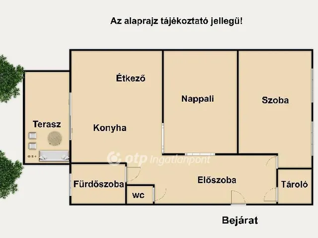 Eladó lakás Budapest XX. kerület, Kossuthfalva 52 nm