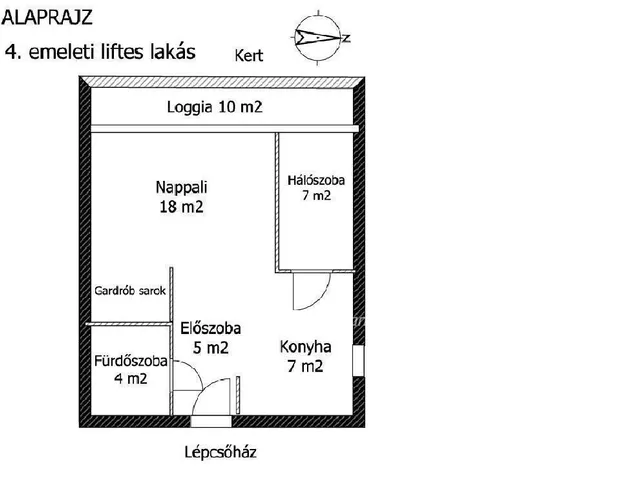 Eladó lakás Budapest II. kerület, Kurucles 46 nm