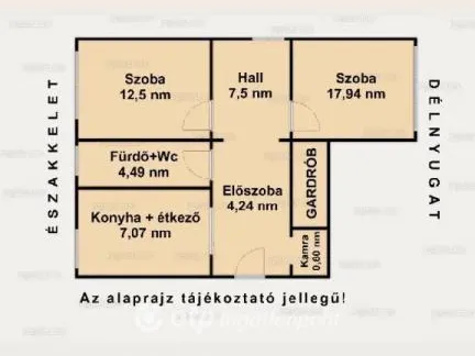 Eladó lakás Budapest XIV. kerület, Alsórákos 55 nm