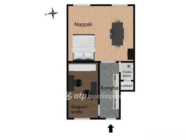 Eladó lakás Budapest VII. kerület, Ligetváros 37 nm