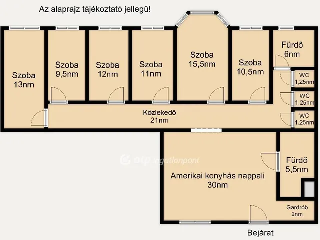 Eladó lakás Budapest VIII. kerület, Palotanegyed 136 nm