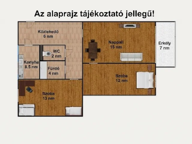 Eladó lakás Budapest VIII. kerület, Józsefváros 64 nm