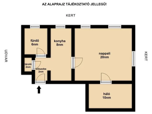 Eladó lakás Budapest II. kerület, Pasarét 48 nm