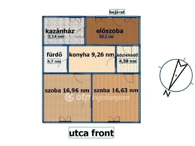 Eladó ház Budapest XX. kerület, Pacsirtatelep 69 nm