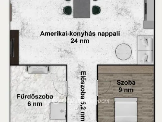 Eladó lakás Budapest X. kerület, Óhegy 45 nm