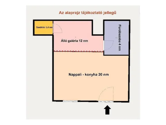 Eladó lakás Budapest XI. kerület, Lágymányos 25 nm