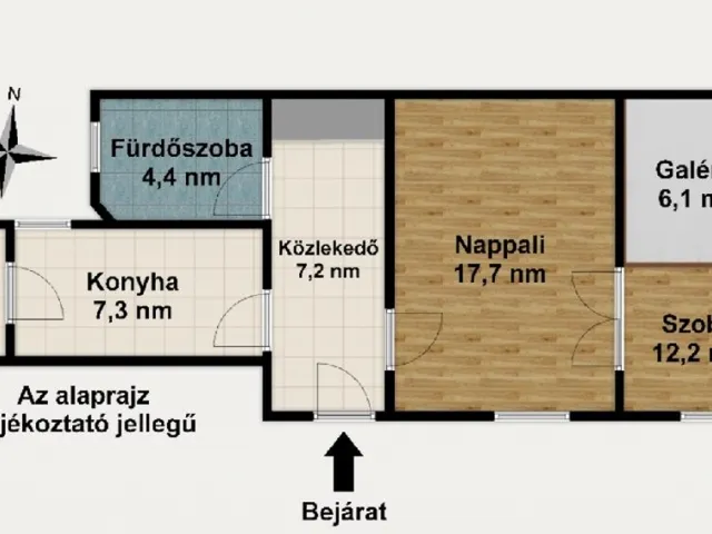 Eladó lakás Budapest XIV. kerület, Törökőr 50 nm