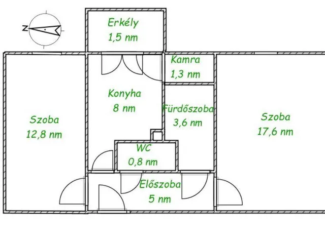 Eladó lakás Budapest XIV. kerület, Nagyzugló 48 nm