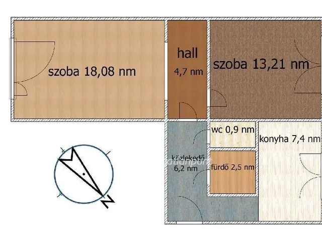 Eladó lakás Budapest XVIII. kerület, Havanna lakótelep 53 nm