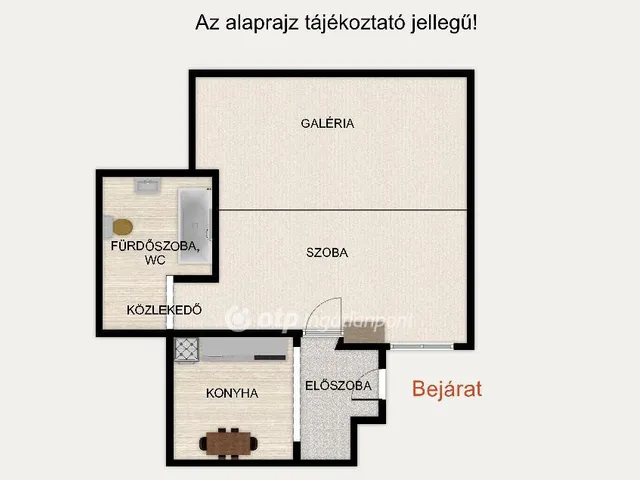Eladó lakás Budapest V. kerület 29 nm