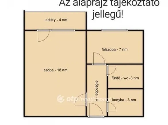 Eladó lakás Budapest XV. kerület, Újpalota 35 nm