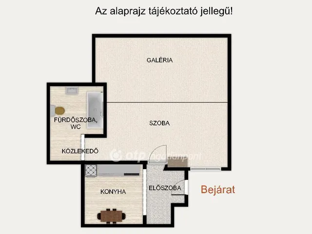 Eladó lakás Budapest V. kerület 29 nm