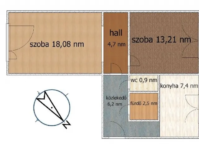 Eladó lakás Budapest XVIII. kerület, Havanna lakótelep 53 nm