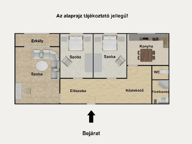 Eladó lakás Budapest XI. kerület, Albertfalva 53 nm