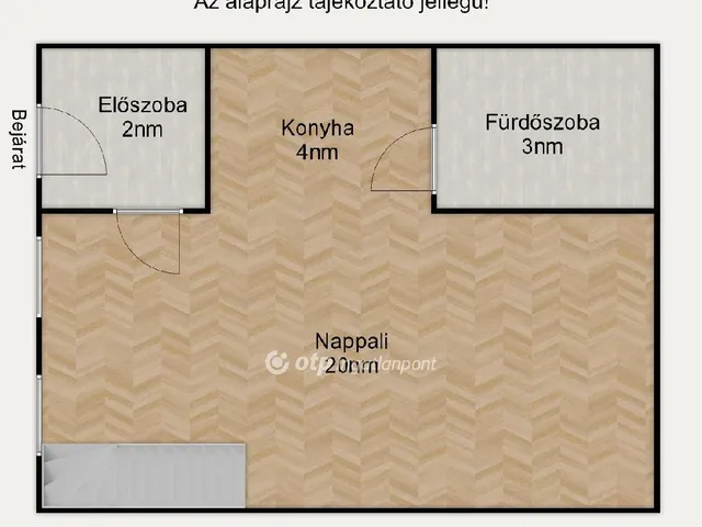 Kiadó lakás Budapest VIII. kerület, Józsefváros 29 nm