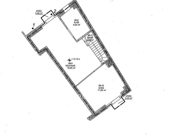 Eladó lakás Budapest III. kerület, Óbuda 74 nm