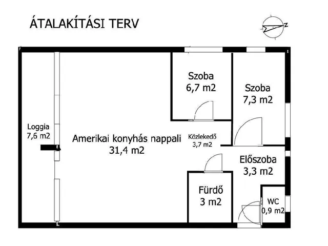 Eladó lakás Budapest II. kerület, Csatárka 57 nm