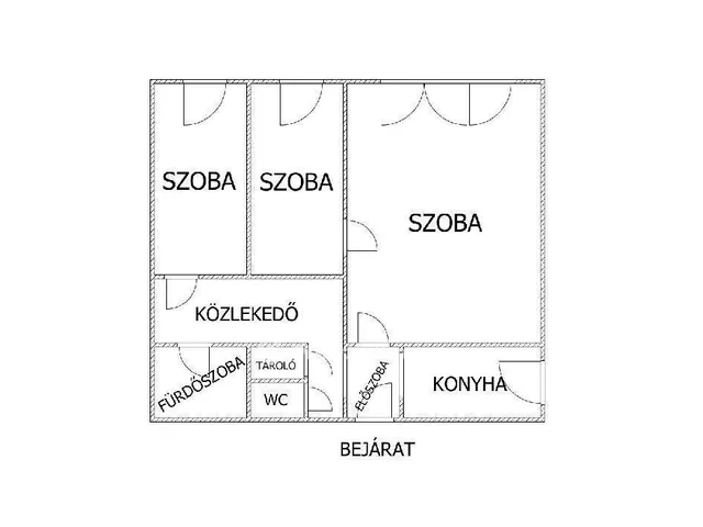 Eladó lakás Budapest IV. kerület, Újpest 55 nm