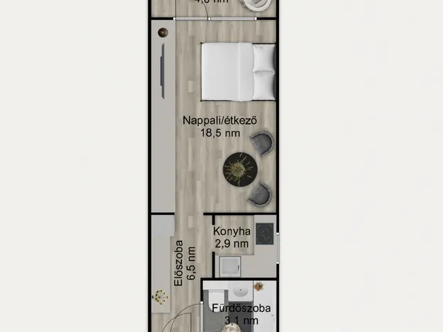 Eladó lakás Budapest XI. kerület, Kelenföld 31 nm