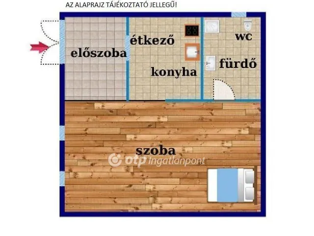 Eladó lakás Budapest VII. kerület 33 nm