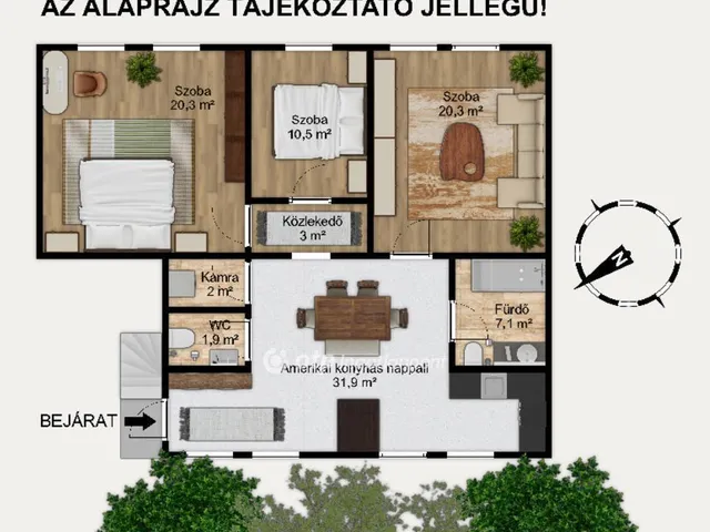 Eladó lakás Budapest XIX. kerület 97 nm